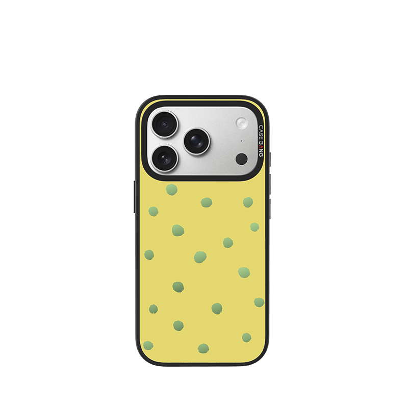Apricot Yellow Polka Dots Imagisnap - CaseBangImagisnapCaseBangiPhone 17 Pro MaxBack Cover+Base Case